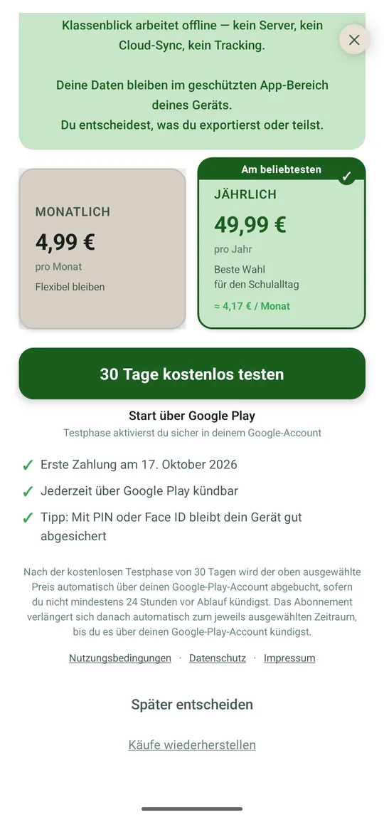 Laufzeiten, erste Zahlung und Kündigungsweg