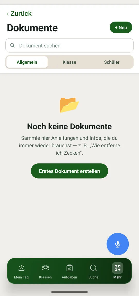 Allgemein, Klasse und Schüler als getrennte Ebenen